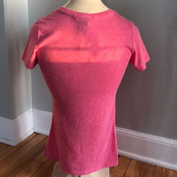 wet seal pink nubby fitted short sleeve T, NWT, XS - Picture 2 of 4